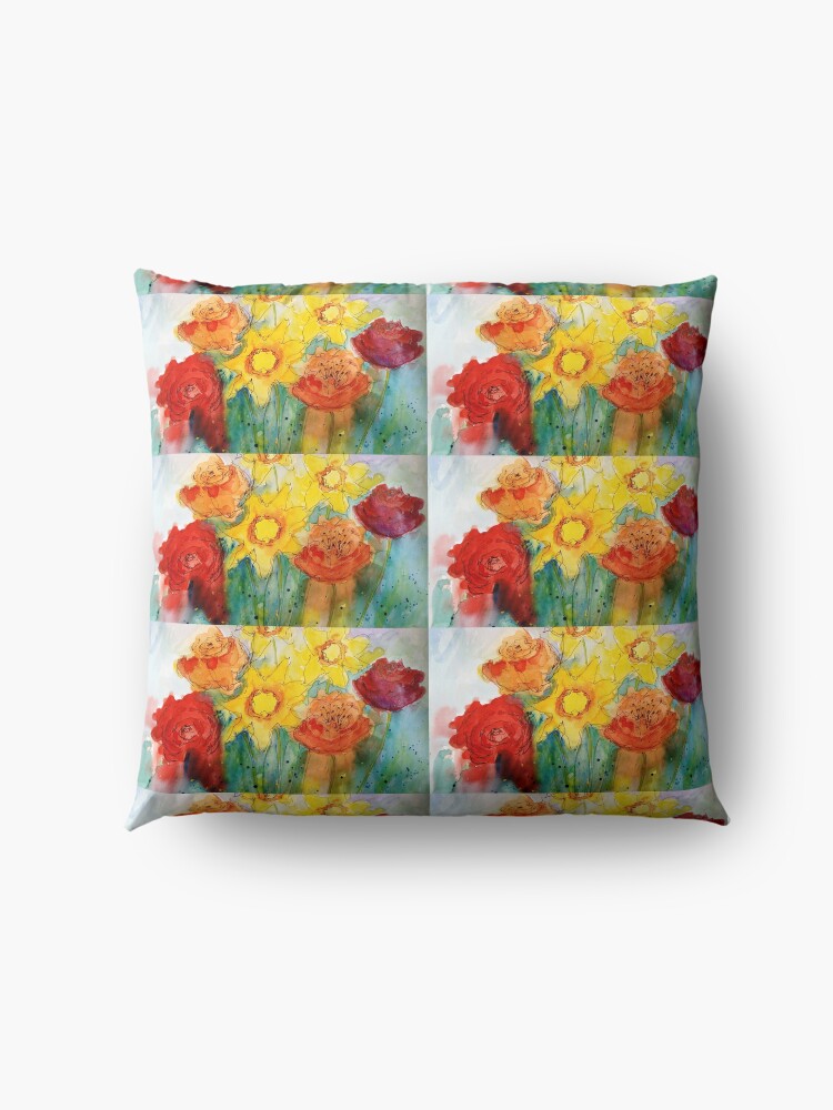 Alternate view of Mothers Day Bouquet K Floor Pillow