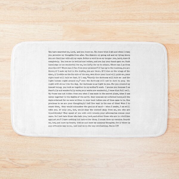 Item preview, Psalm 139 designed and sold by corbrand.