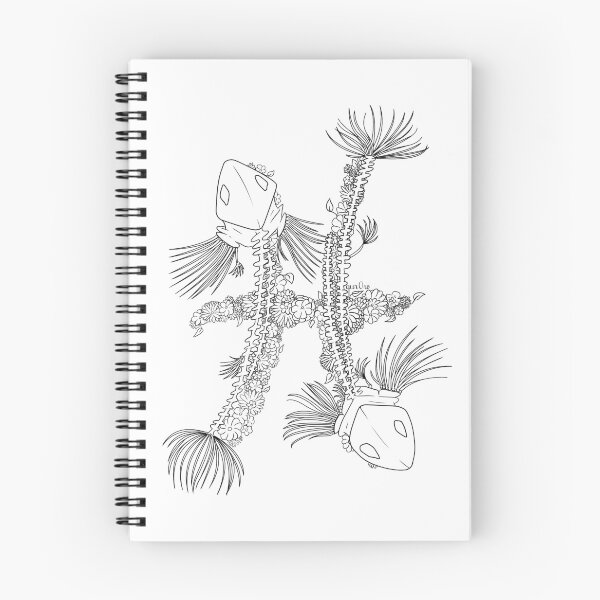 Item preview, Pisces Skeleton - Black and White designed and sold by Qur0w.