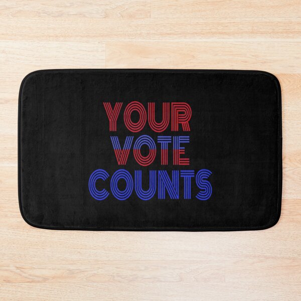 Item preview, Your Vote Counts - Blue and Red Lettering  designed and sold by ArtByLM.