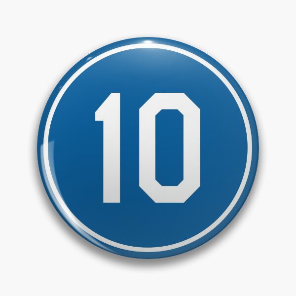 Item preview, Justin Turner #10 Jersey Number designed and sold by StickBall.