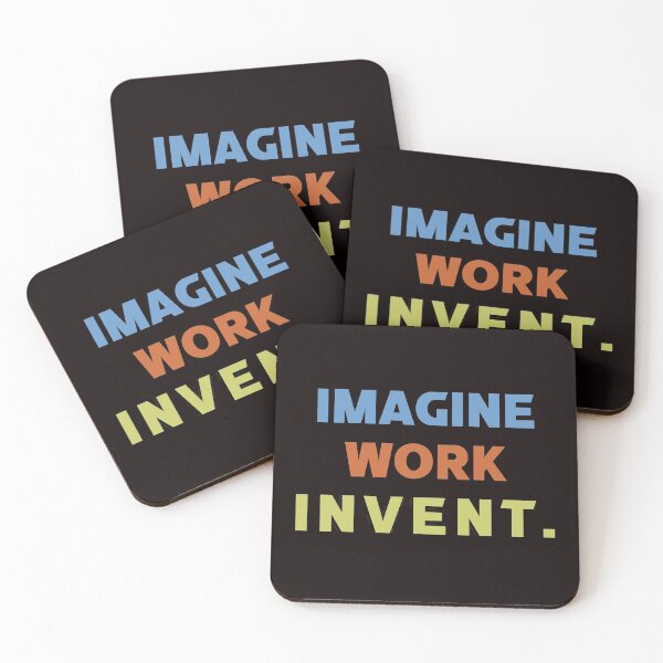 Item preview, Imagine Work Invent - Retro Text Art Design Gift Ideas  designed and sold by leo121687.
