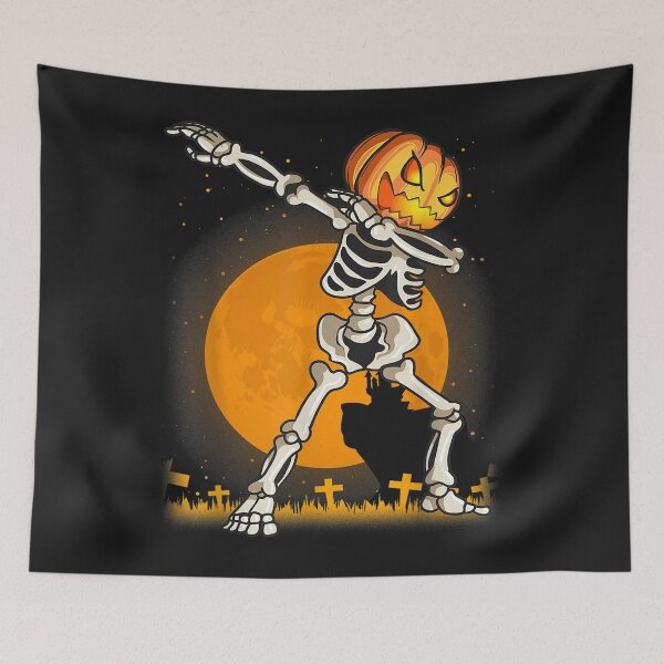 Item preview, Halloween Dabbing Skeleton Pumpkin Dab designed and sold by harolhaw.