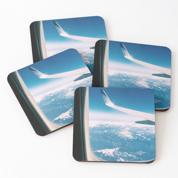 Item preview, Snowy Mountains Airplane Window designed and sold by daniash.