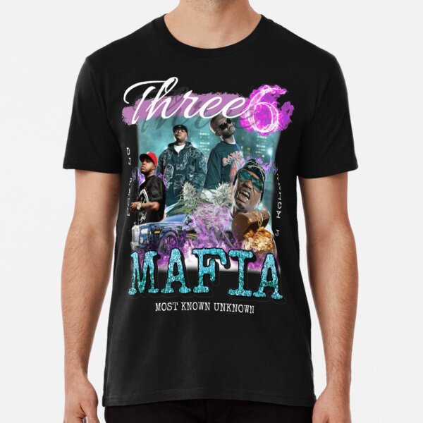 Club 21 World Famous Tee Pink Skulls Hip Hop Three 6 Mafia Graphic Tee Size  XL