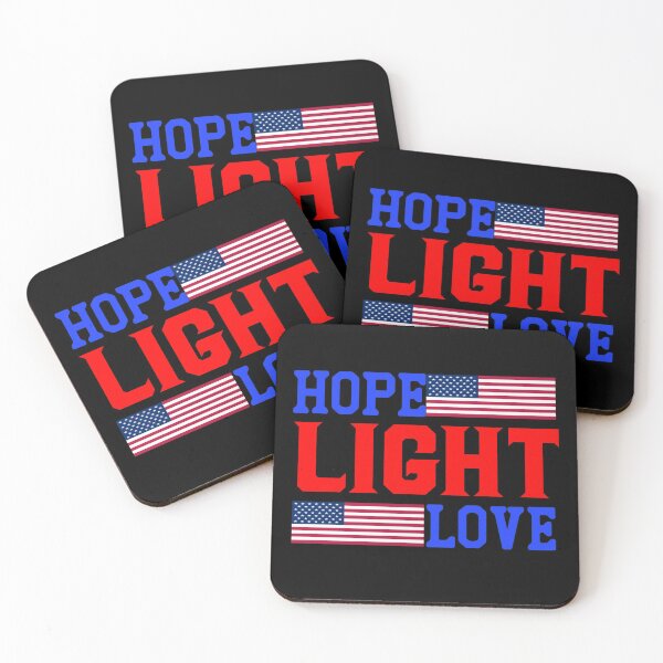 Aperçu de l'œuvre HOPE LIGHT LOVE AUTOCOLLANT créée et vendue par KGN CREATIVITY.