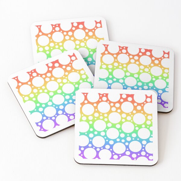 Item preview, Rainbow with White Polka Dots designed and sold by Whoopsidoodle.