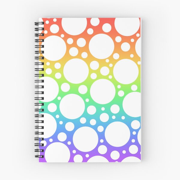 Item preview, Rainbow with White Polka Dots designed and sold by Whoopsidoodle.