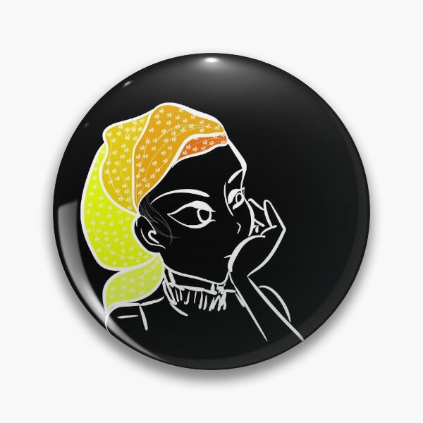 Item preview, African woman portrait with simple colors designed and sold by Chino20.