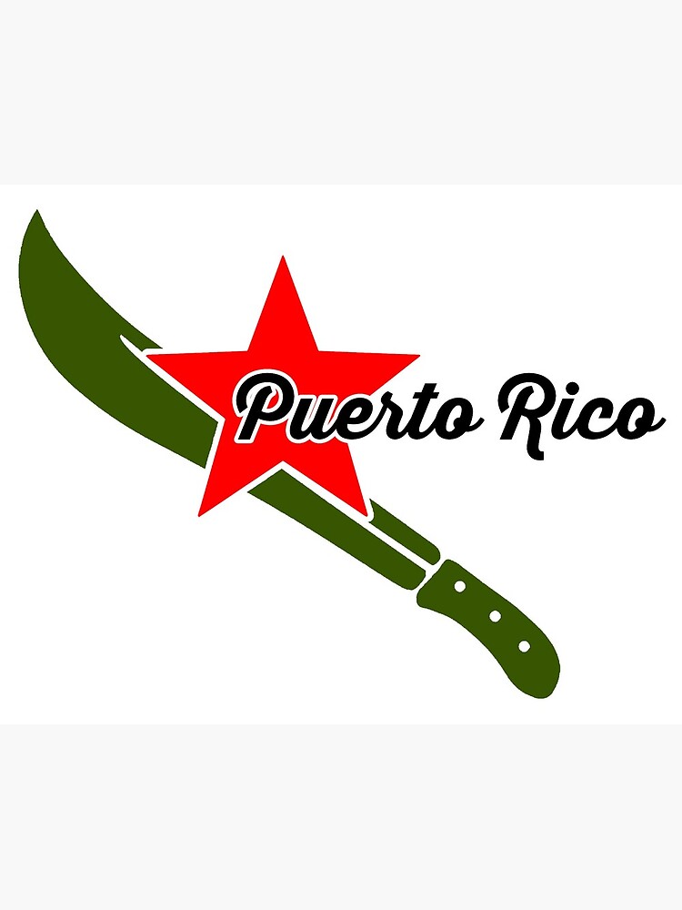 "Puerto Rico Machete" Canvas Print for Sale by MonnerkDesign Redbubble