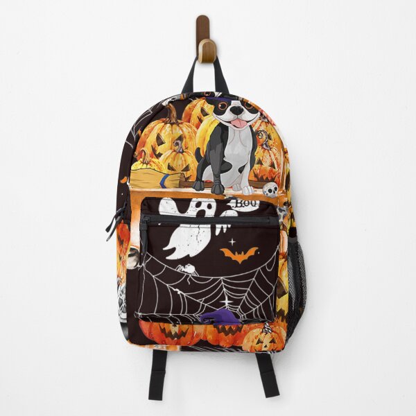 Item preview, Boston Terrier Dog On Pumpkins Truck Autumn Halloween designed and sold by harolhaw.