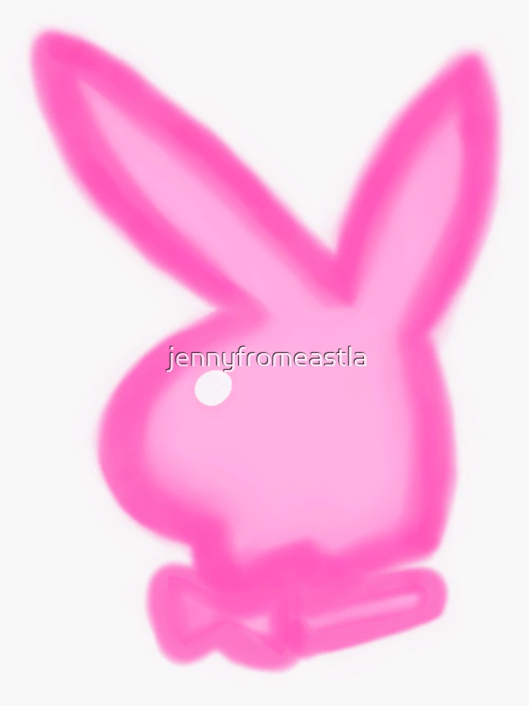 Y2K Airbrushed Bunny Logo