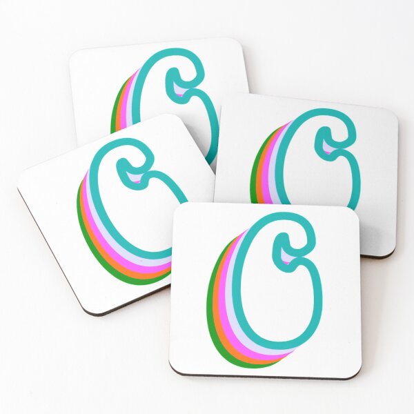 Item preview, Hippie Retro Letter C designed and sold by everything4eva.