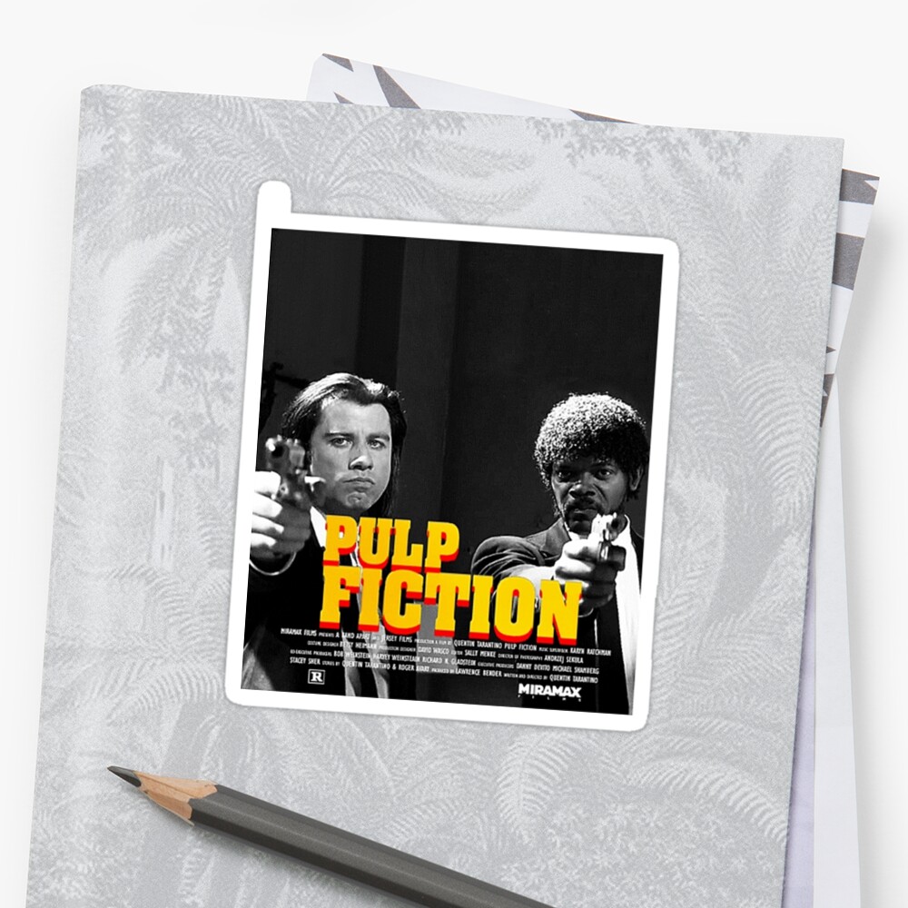  Pulp  Fiction  Stickers  by JCWaitWat Redbubble