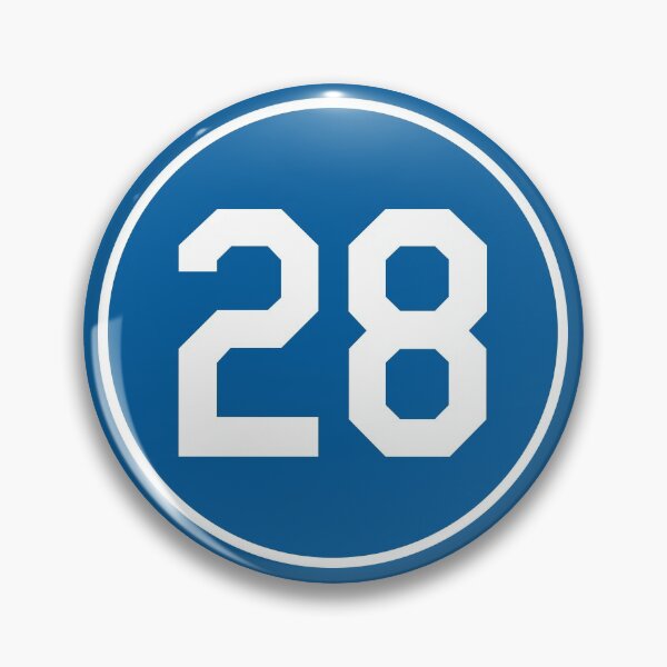 Item preview, Pedro Guerrero #28 Jersey Number designed and sold by StickBall.
