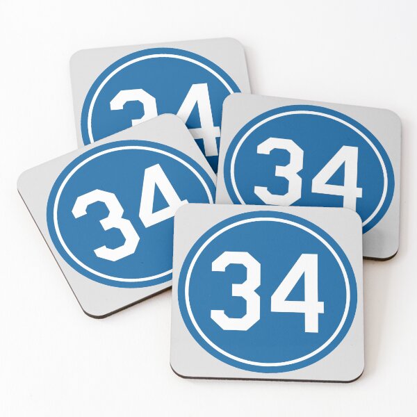 Item preview, Fernando Valenzuela #34 Jersey Number designed and sold by StickBall.