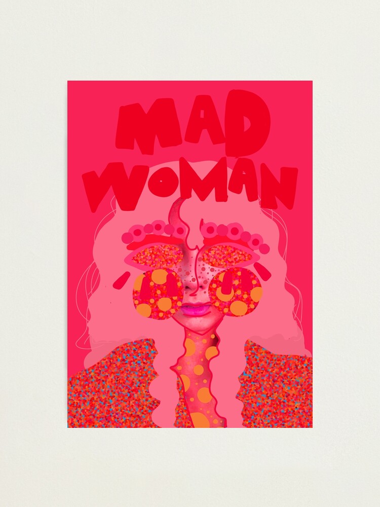 Alternate view of Mad Woman: Crayon Woman Photographic Print