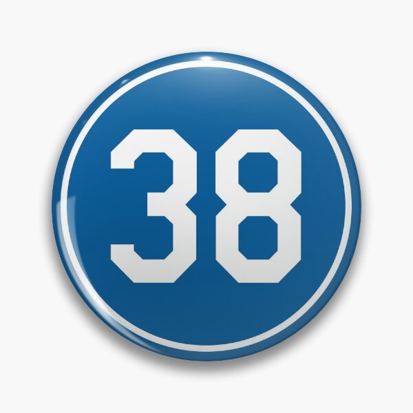 Item preview, Eric Gagne #38 Jersey Number designed and sold by StickBall.