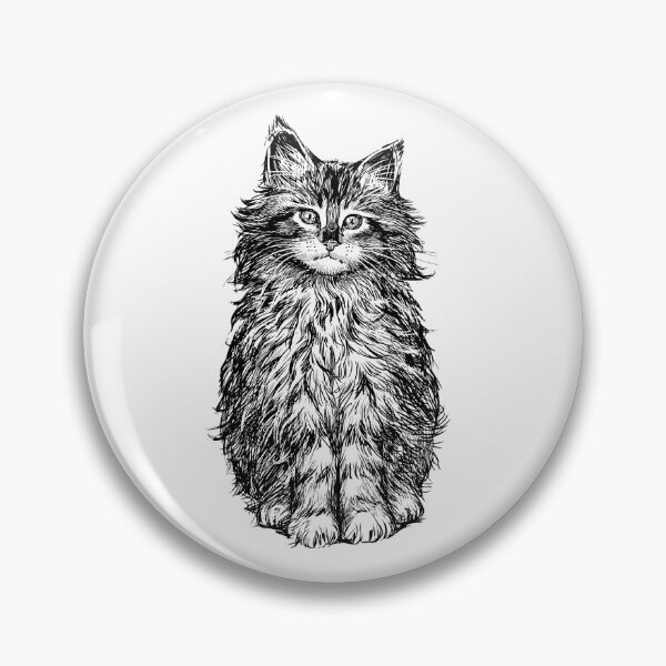 Item preview, black cat, Cat Kitten Drawing designed and sold by Halalolo.