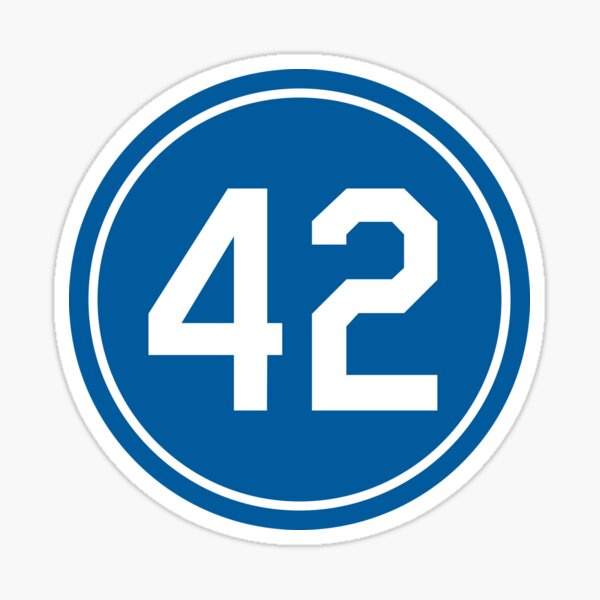 42 Baseball Jersey Number 42 Vintage Retro Birthd' Unisex Hoodie