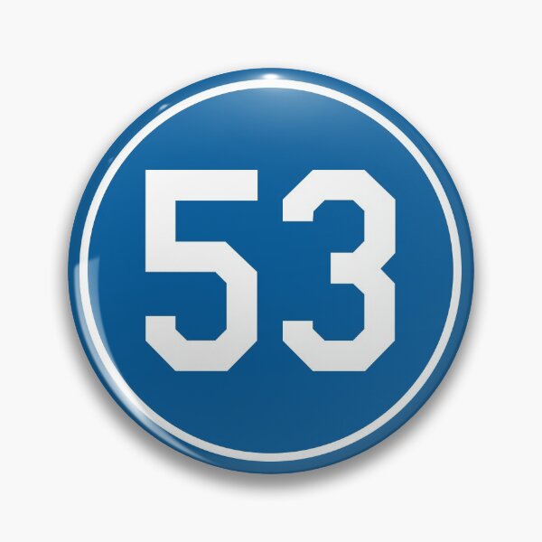 Item preview, Don Drysdale #53 Jersey Number designed and sold by StickBall.