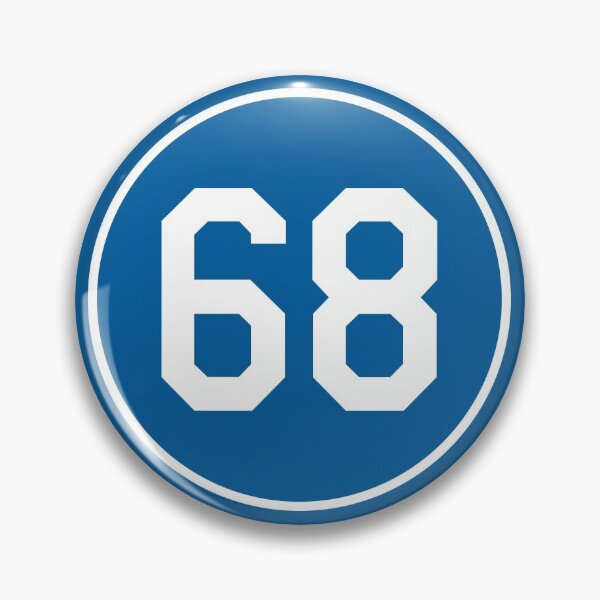 Item preview, Ross Stripling #68 Jersey Number designed and sold by StickBall.