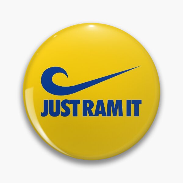 Item preview, Just Ram It - Blue on Yellow or White designed and sold by Ramheart.