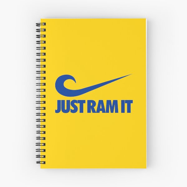 Item preview, Just Ram It - Blue on Yellow or White designed and sold by Ramheart.