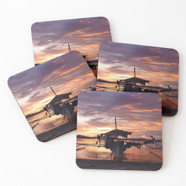 Item preview, Bangka boat at Sunset in Palawan designed and sold by divingaround.