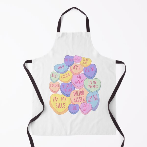 Item preview, Mean Anti Valentines Day Candy Conversation Hearts Singles designed and sold by funnytshirtemp.
