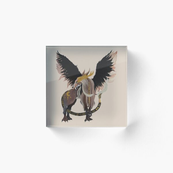 Item preview, Tribal patterned winged wolf designed and sold by sammsbr.