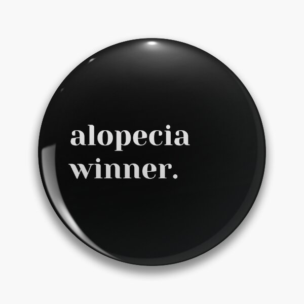Item preview, Alopecia Winner (Dark) - Alopecia Awareness and Hair Loss Support designed and sold by Winning Alopecia.