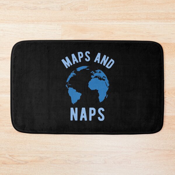 Item preview, Maps and Naps - Geography Teacher designed and sold by CanadianUnicorn.
