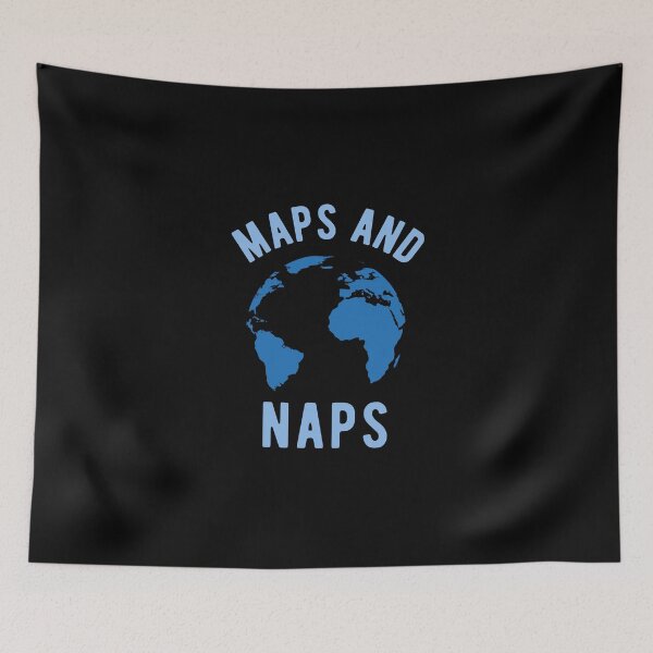 Item preview, Maps and Naps - Geography Teacher designed and sold by CanadianUnicorn.
