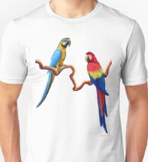 MACAW TROPICAL PARROTS Unisex T-Shirt