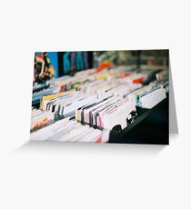 records Greeting Card