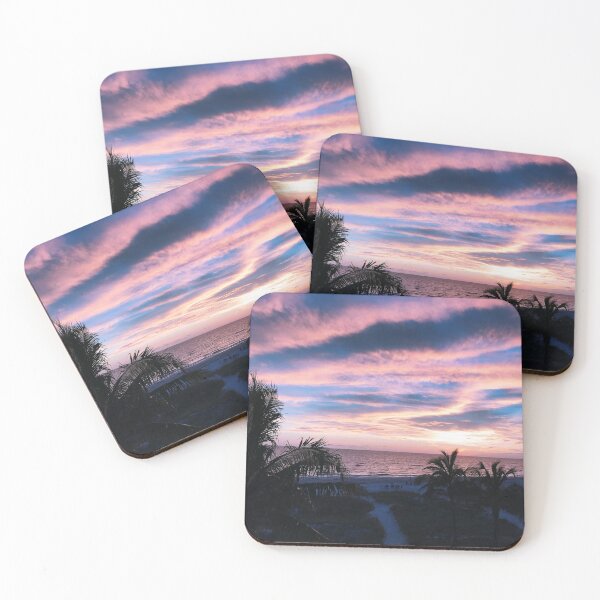 Item preview, Pretty Pink Sunset on the Beach designed and sold by daniash.