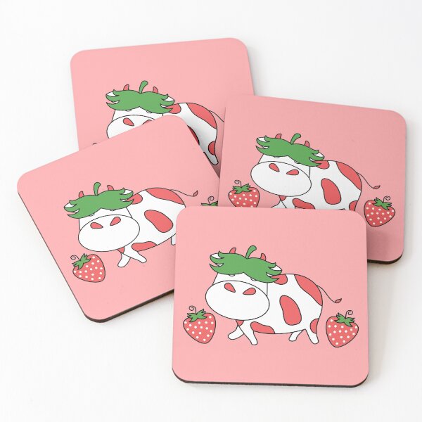 Item preview, Cute Strawberry Cow designed and sold by Lulupainting.