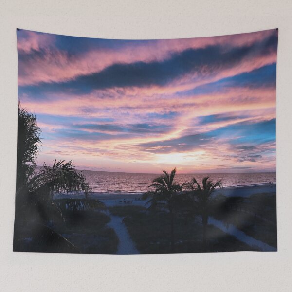 Item preview, Pretty Pink Sunset on the Beach designed and sold by daniash.
