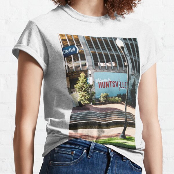 Welcome to Huntsville Mural in Big Spring Park Classic T-Shirt