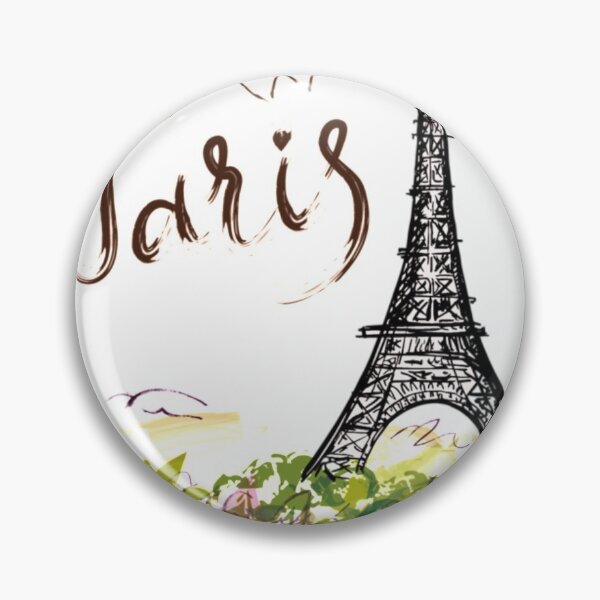 Item preview, Paris Eiffel Tower illustration, Eiffel Tower Drawing Illustration, Hand-painted Eiffel Tower  designed and sold by Halalolo.