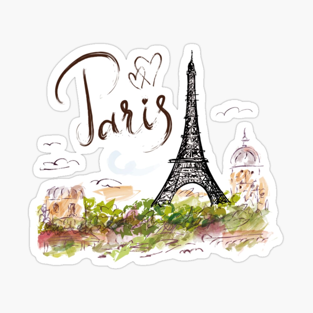 How to draw Eiffel tower Step by Step. - YouTube