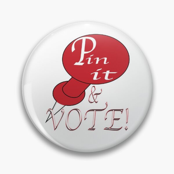 Item preview, “Pin it & Vote!” Wacky & Fun Voter Apparel designed and sold by Joanenices.