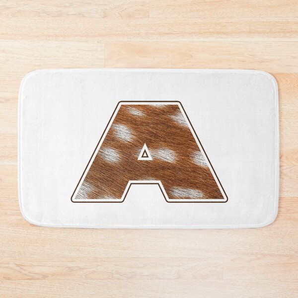 Item preview, Deer Fur Texture Letter A designed and sold by MoonsmileProd.