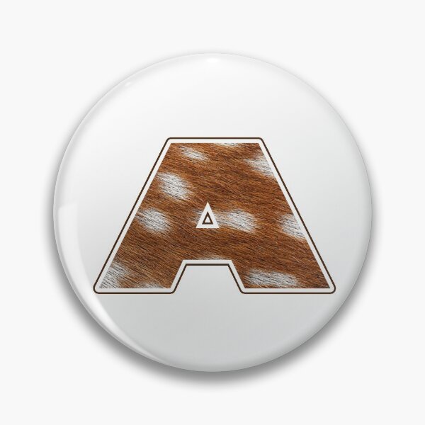 Item preview, Deer Fur Texture Letter A designed and sold by MoonsmileProd.