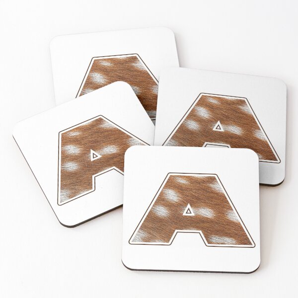 Item preview, Deer Fur Texture Letter A designed and sold by MoonsmileProd.