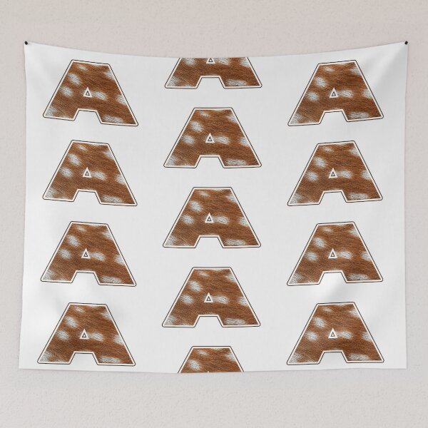 Item preview, Deer Fur Texture Letter A designed and sold by MoonsmileProd.
