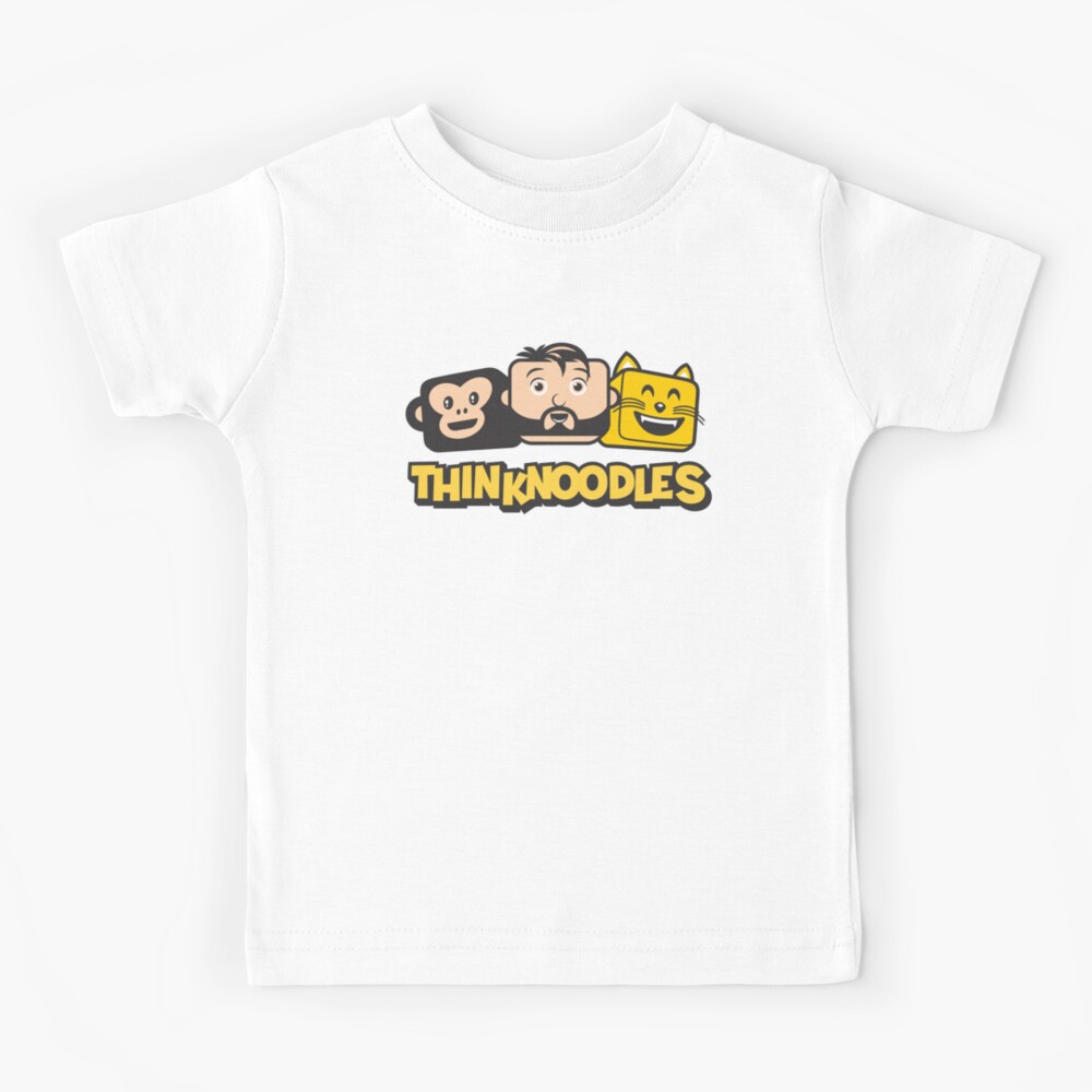 Thinknoodles Best Selling Merch Kids T Shirt By Trevories Redbubble - thinknoodles roblox shirt