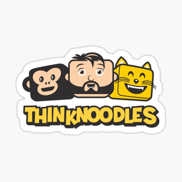 Roblox Thinknoodles Stickers Redbubble - jelly roblox stickers redbubble