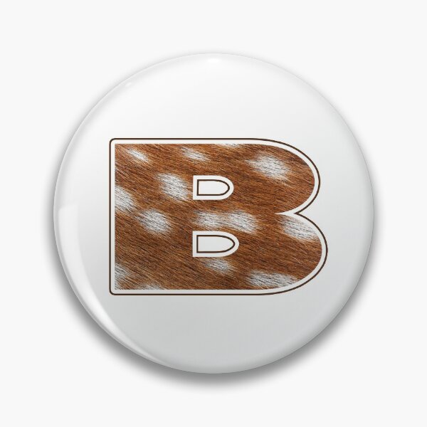 Item preview, Deer Fur Texture Letter B designed and sold by MoonsmileProd.